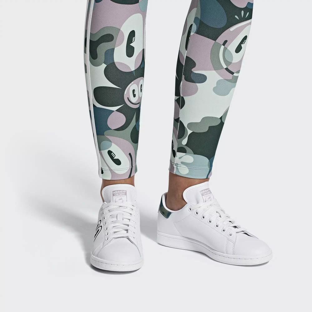 Adidas Stan Smith Tenis Blancos Para Mujer (MX-59251)
